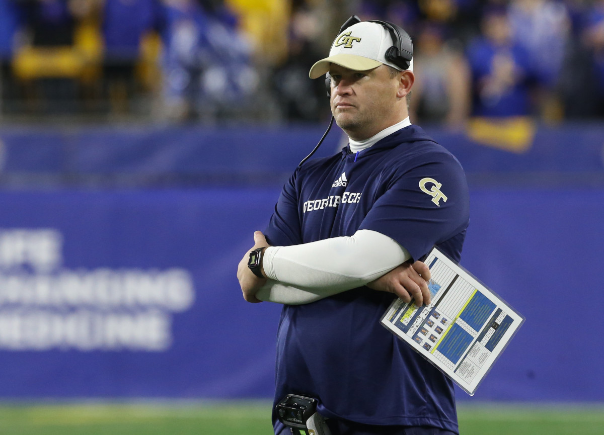 Georgia Tech interim head coach Brent Key